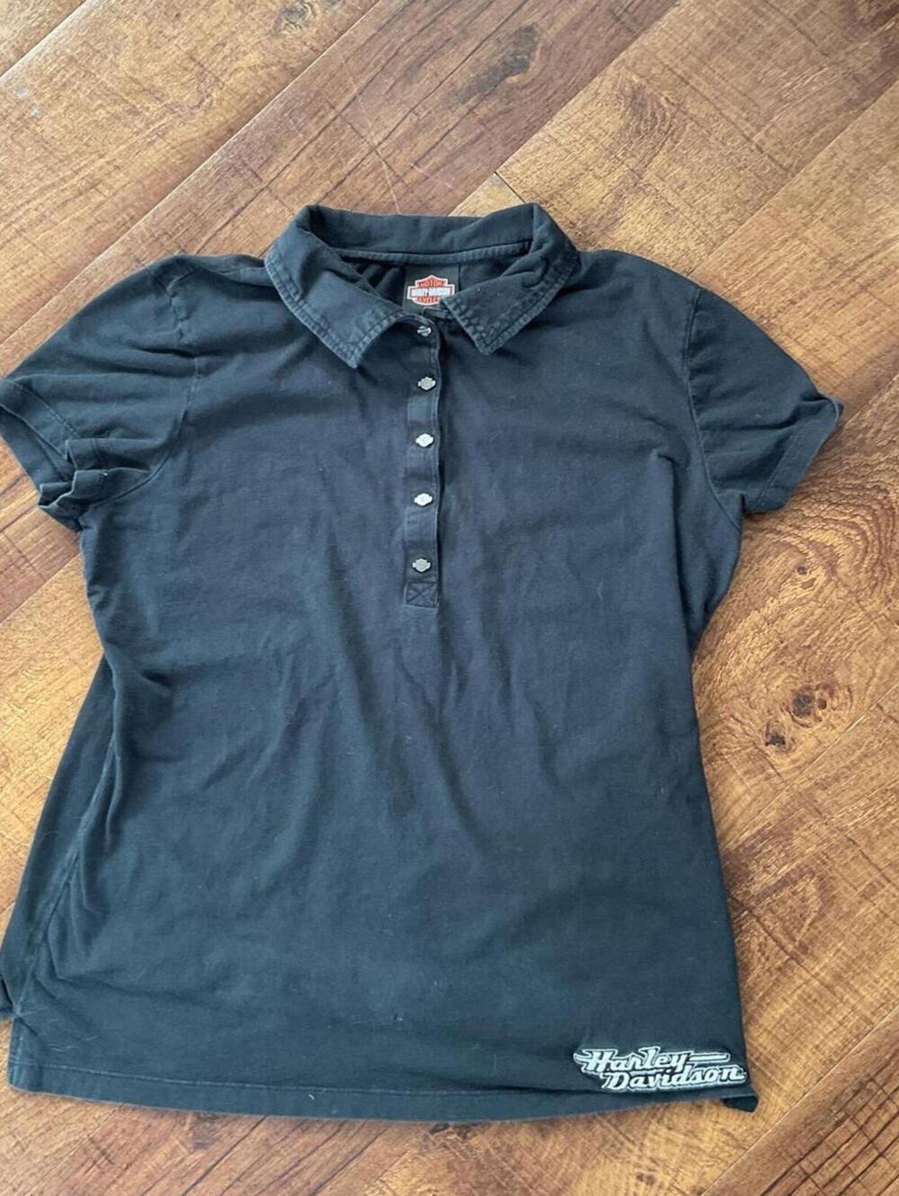Vintage Y2K Harley-Davidson Polo Shirt XL - Central Grand Island NE